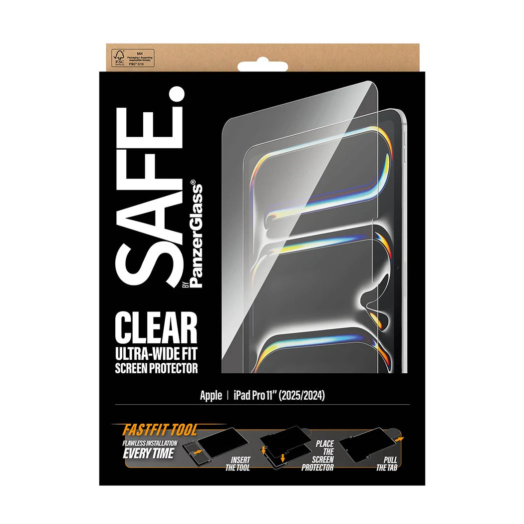 SAFE TemperedGlass Ultra Wide Fit for iPad (2024-2025)