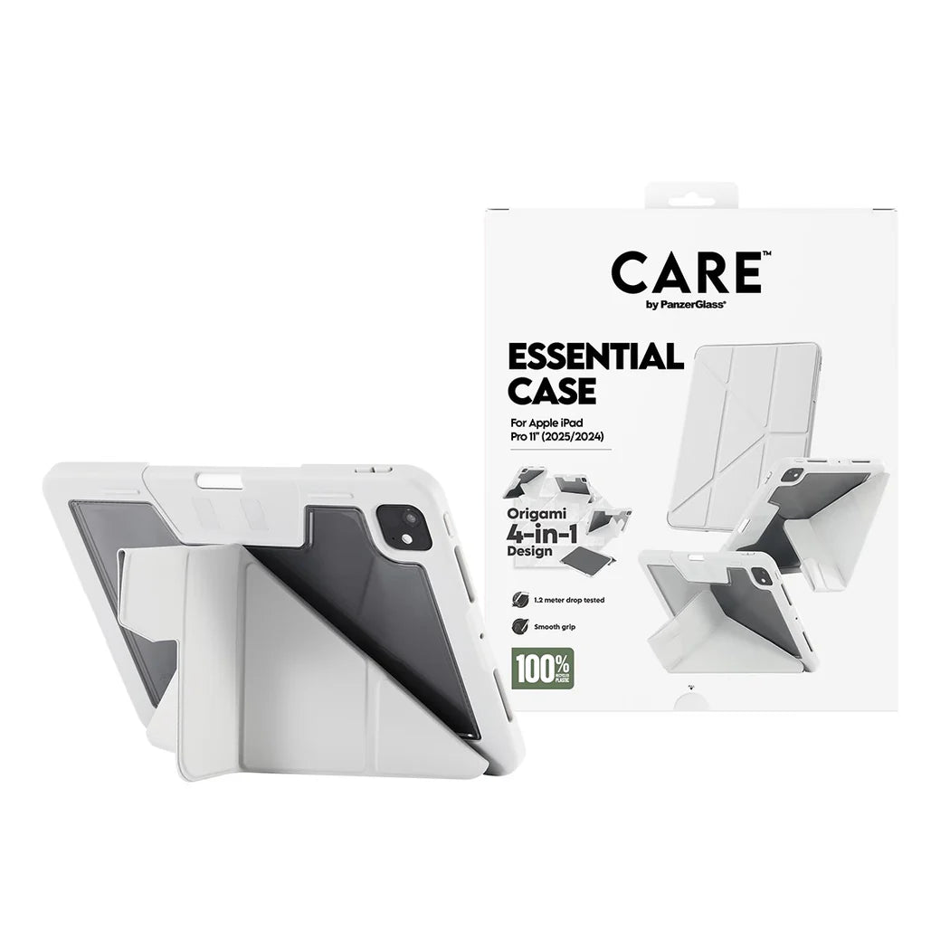 Care TPU Essential Case for iPad (2024-2025) Grey