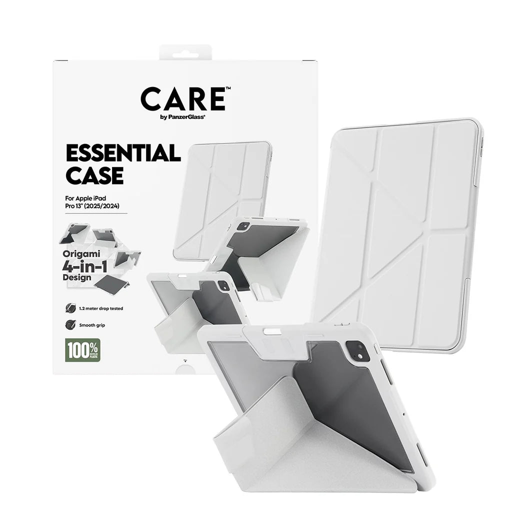 Care TPU Essential Case for iPad (2024-2025) Grey