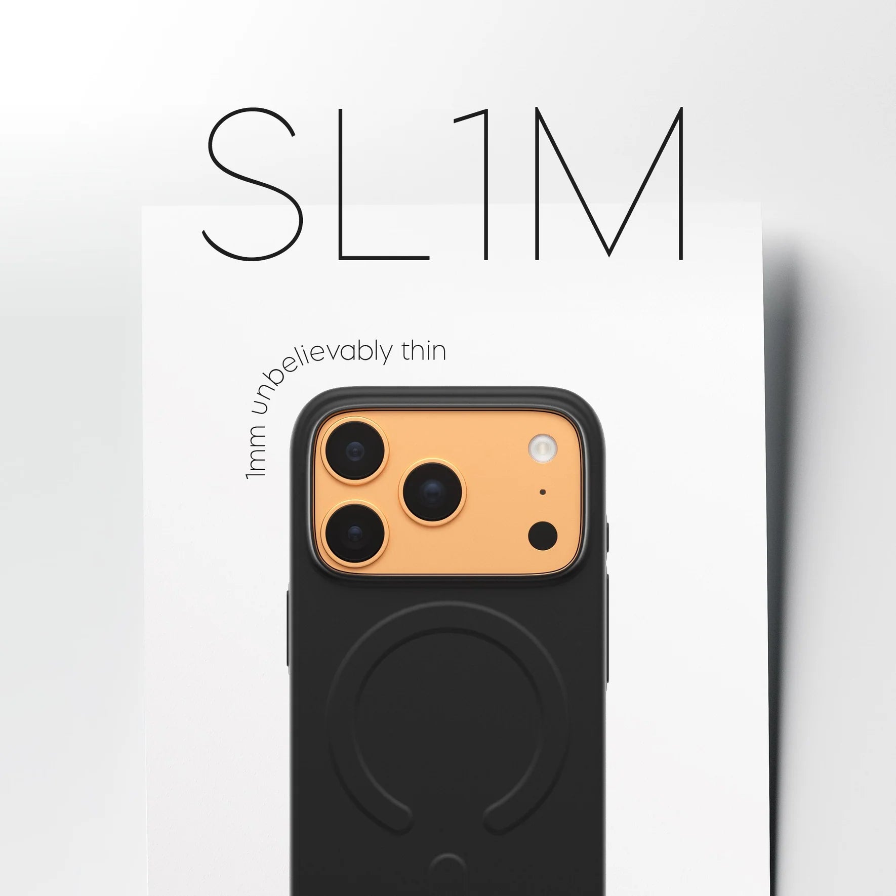 CARE SL1M Case Black with MagSafe for iPhone 17 Series and iPhone Air