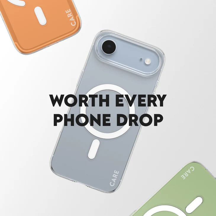 CARE SL1M Case Transparent with MagSafe for iPhone 17 Series and iPhone Air