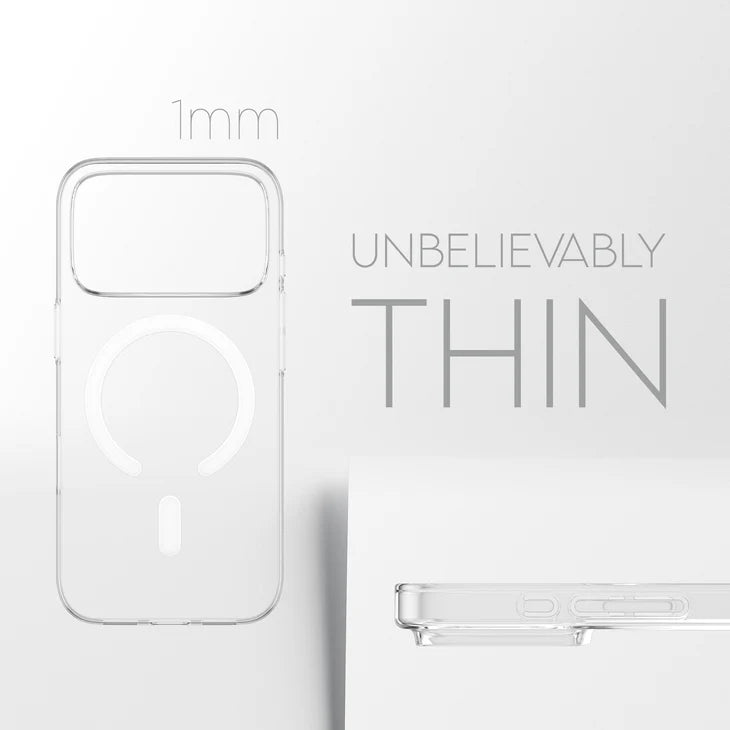 CARE SL1M Case Transparent with MagSafe for iPhone 17 Series and iPhone Air