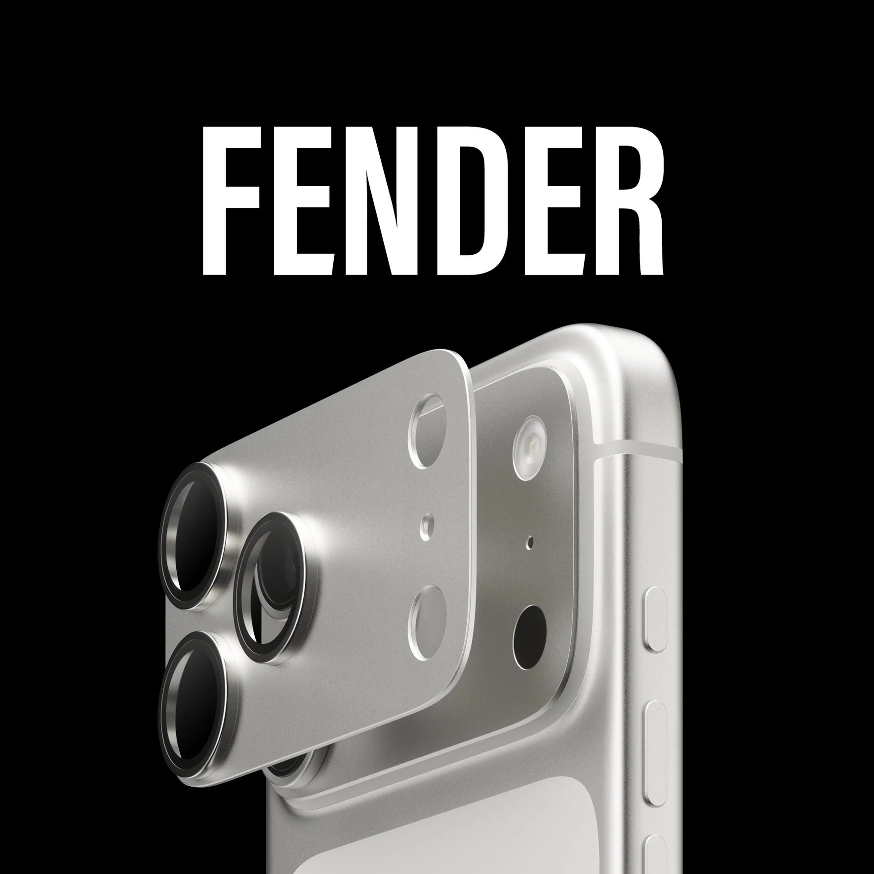 PanzerGlass Fender Camera Protector Silver for iPhone 17 Pro / iPhone 17 Pro Max