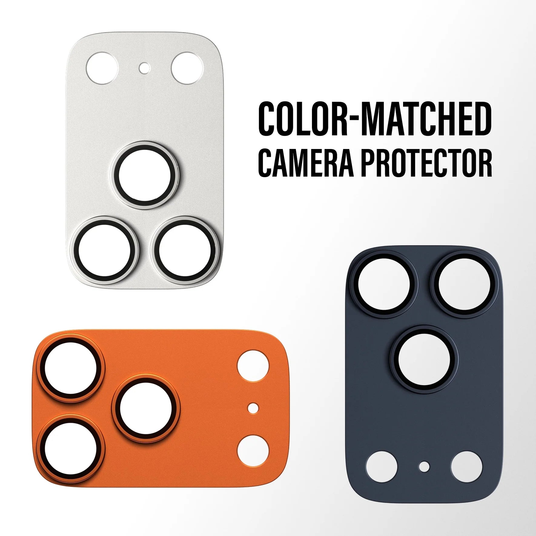 PanzerGlass Fender Camera Protector Silver for iPhone 17 Pro / iPhone 17 Pro Max