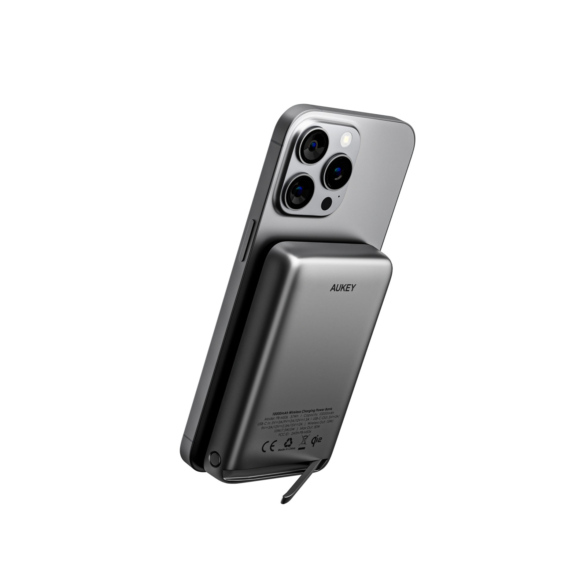 Aukey MagFusion 30W Magnetic Wireless Charging Power Bank 10kmah