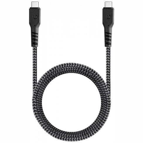 Energea FibraTough 3.1 USB-C To USB-C 1.5m Cable - Black