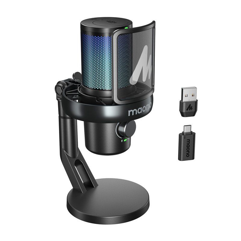 Maono DM40 Pro Wireless Condenser Gaming Desktop Mic