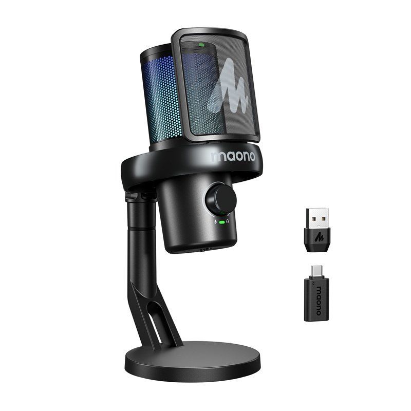 Maono DM40 Pro Wireless Condenser Gaming Desktop Mic