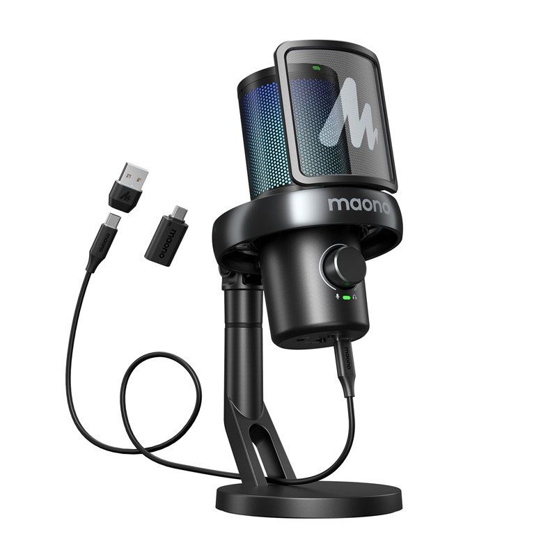 Maono DM40 Pro Wireless Condenser Gaming Desktop Mic