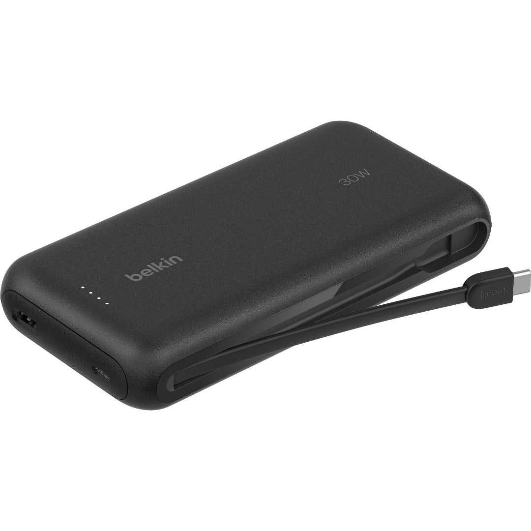 Belkin BoostCharge Power Bank 20Kmah with Integrated Cable