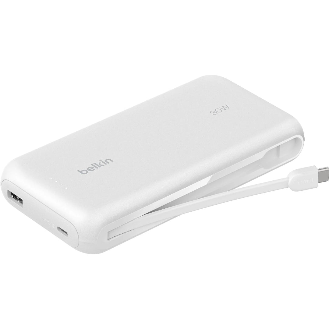 Belkin BoostCharge Power Bank 20Kmah with Integrated Cable