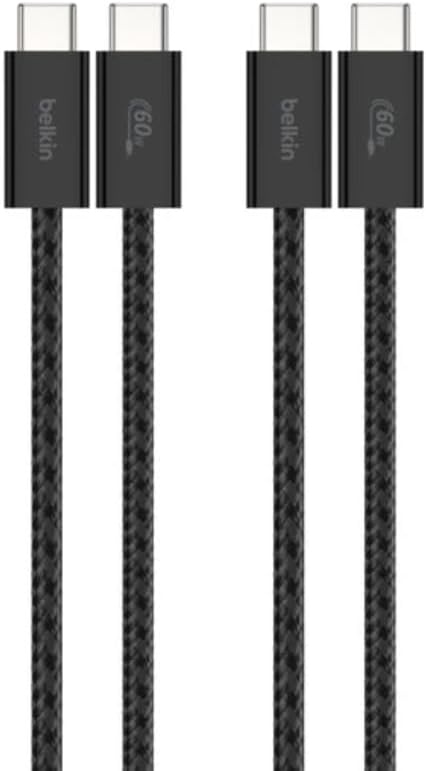 Belkin Braided Soft C to C Cable 1.5m 60W 2.0 2pack