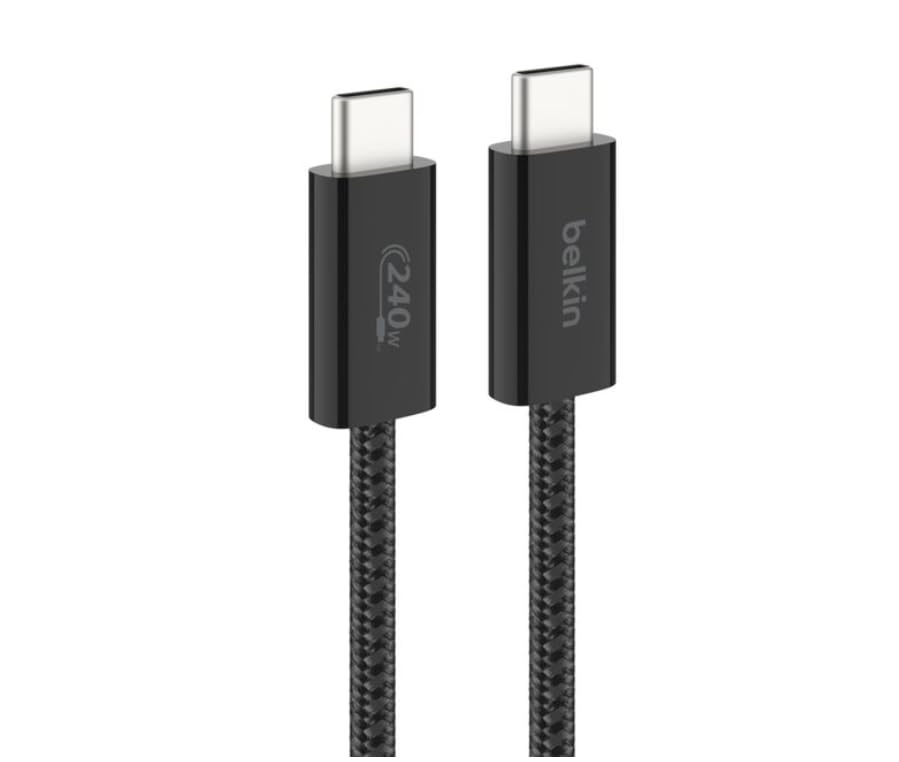 Belkin Braided Soft C to C Cable 1.5m 240W 2.0 2pack