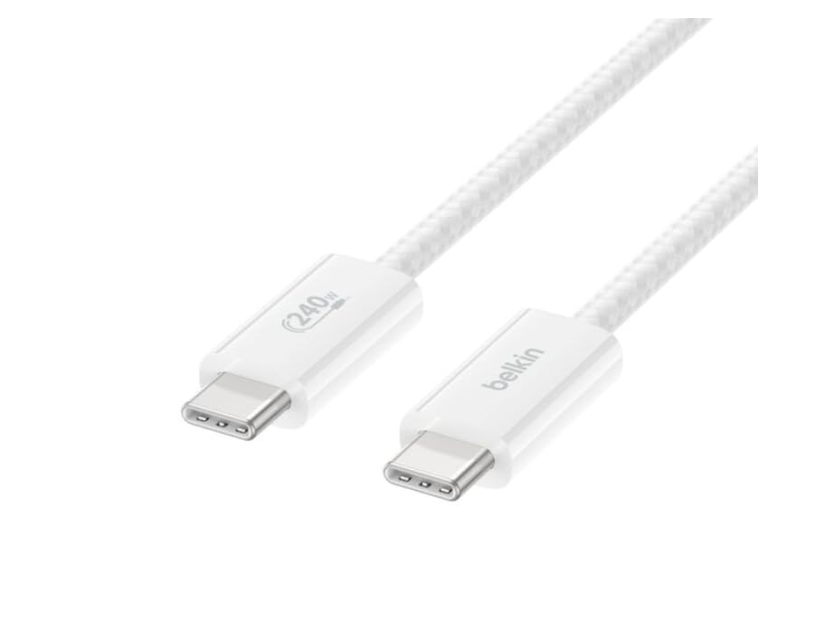 Belkin Braided Soft C to C Cable 1.5m 240W 2.0 2pack