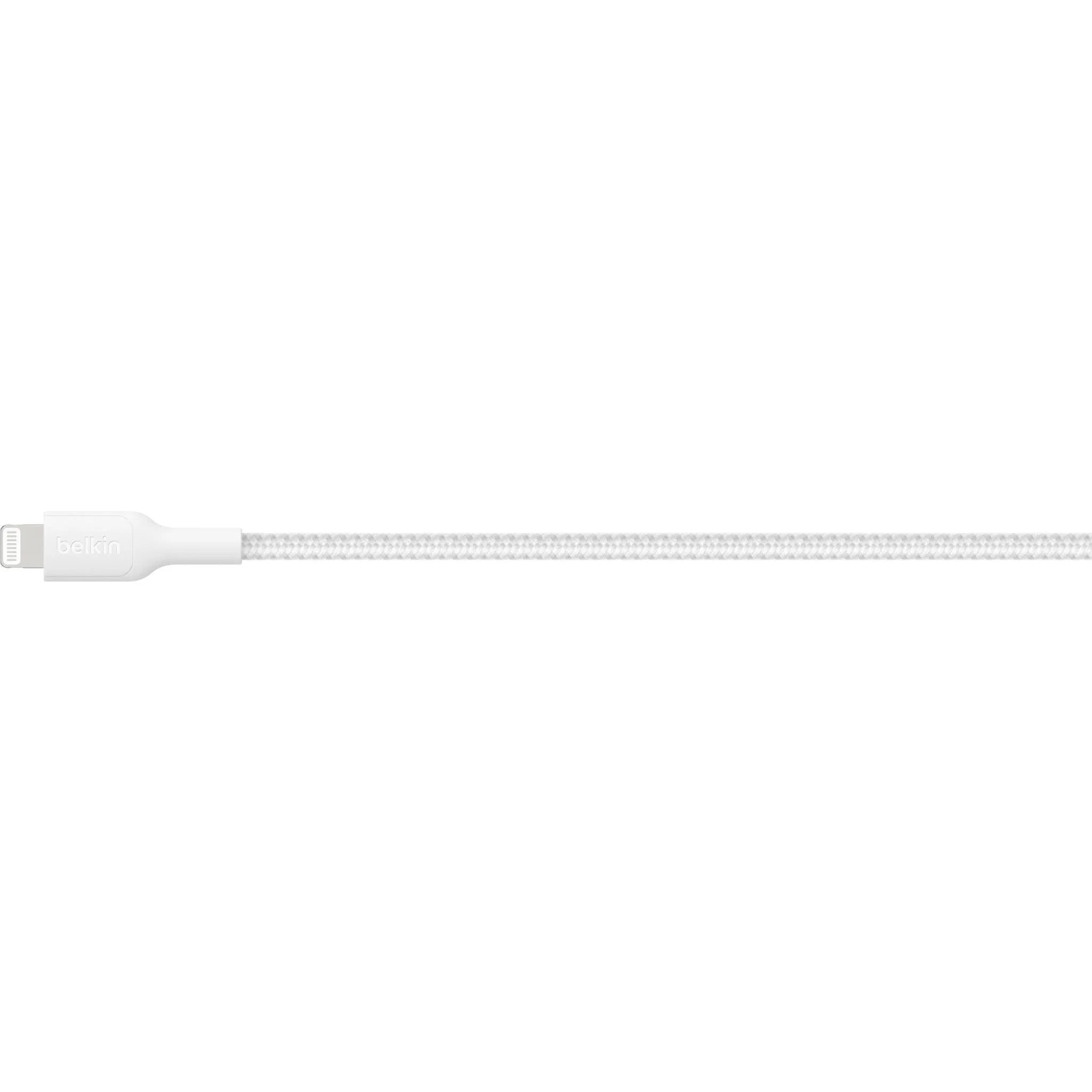 Belkin BoostCharge Braided USB-C to Lightning Cable 1m White