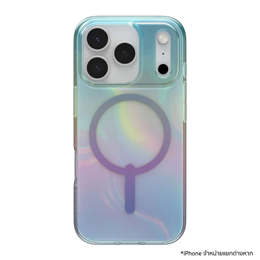ZAGG Milan Snap Case for iPhone 17 Series and iPhone Air Iridescent Bubble