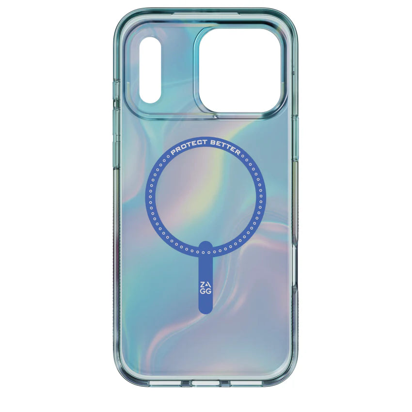 ZAGG Milan Snap Case for iPhone 17 Series and iPhone Air Iridescent Bubble