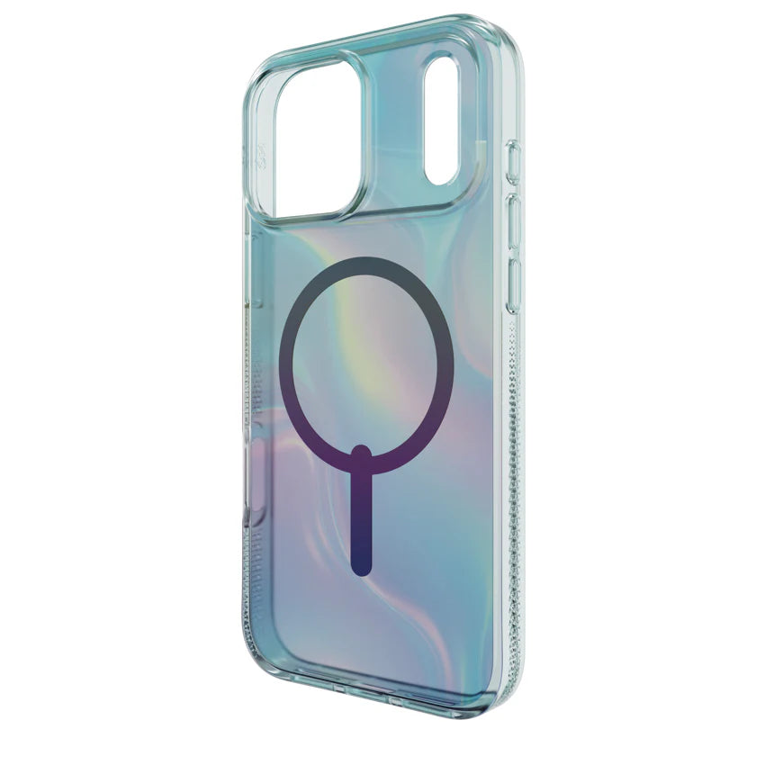 ZAGG Milan Snap Case for iPhone 17 Series and iPhone Air Iridescent Bubble