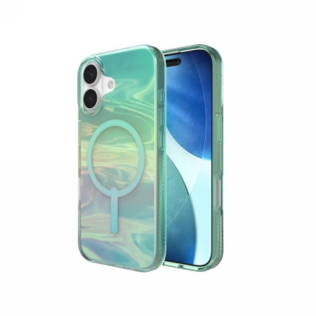 ZAGG Milan Snap Case for iPhone 17 Series and iPhone Air Iridescent Oil Slick
