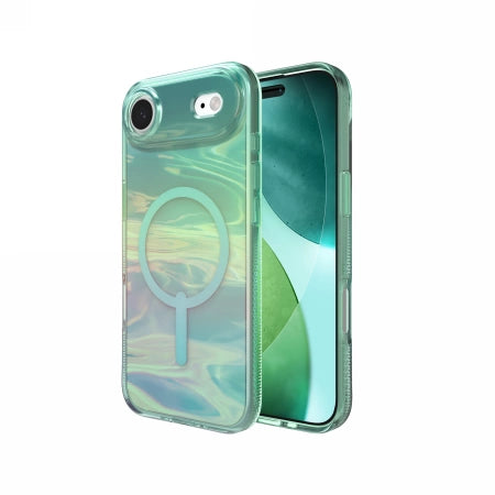 ZAGG Milan Snap Case for iPhone 17 Series and iPhone Air Iridescent Oil Slick
