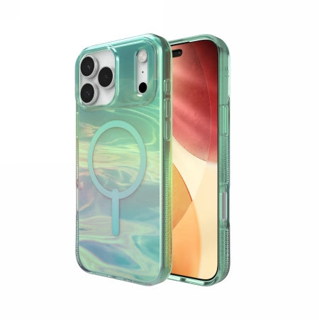 ZAGG Milan Snap Case for iPhone 17 Series and iPhone Air Iridescent Oil Slick