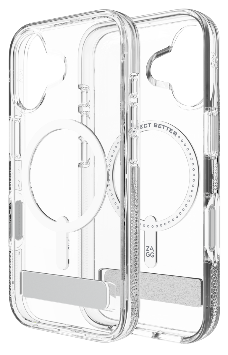 ZAGG Crystal Palace Snap + Kickstand Clear Case for iPhone 17 Series and iPhone Air