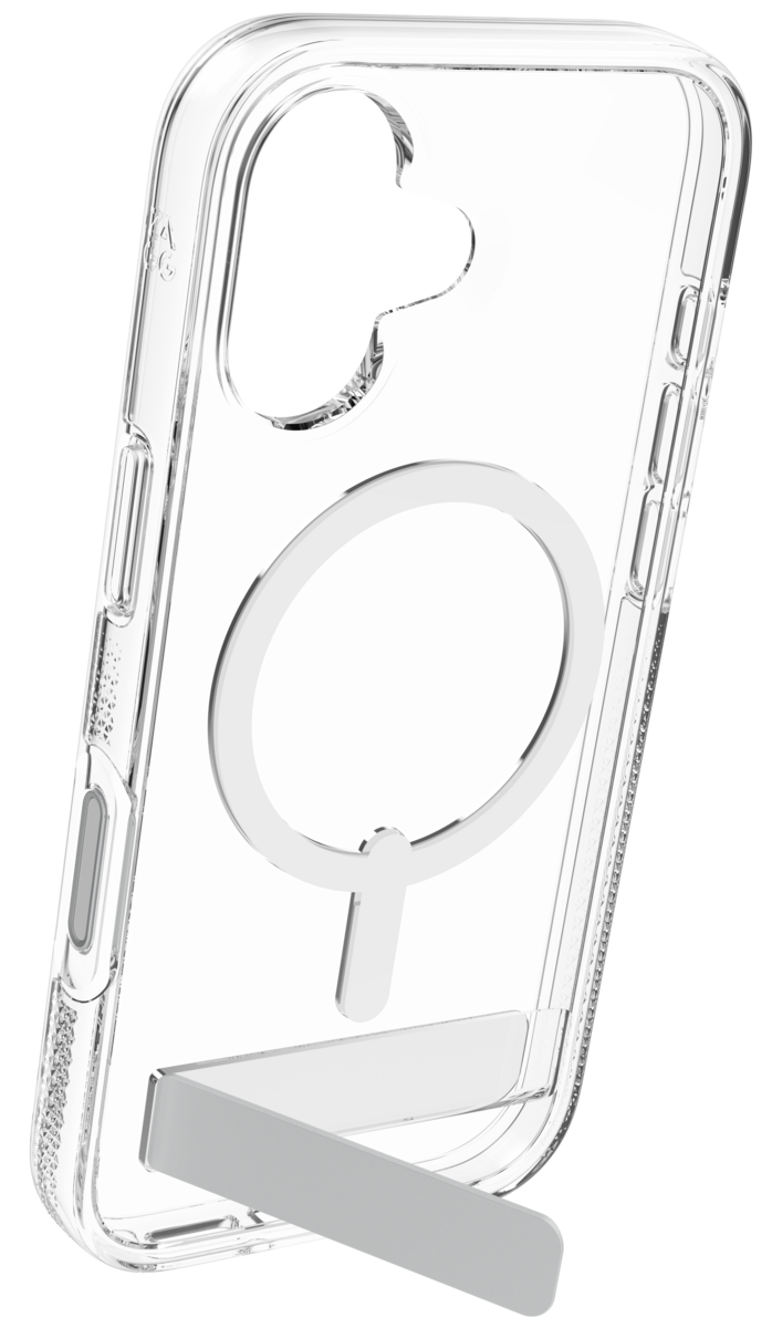 ZAGG Crystal Palace Snap + Kickstand Clear Case for iPhone 17 Series and iPhone Air