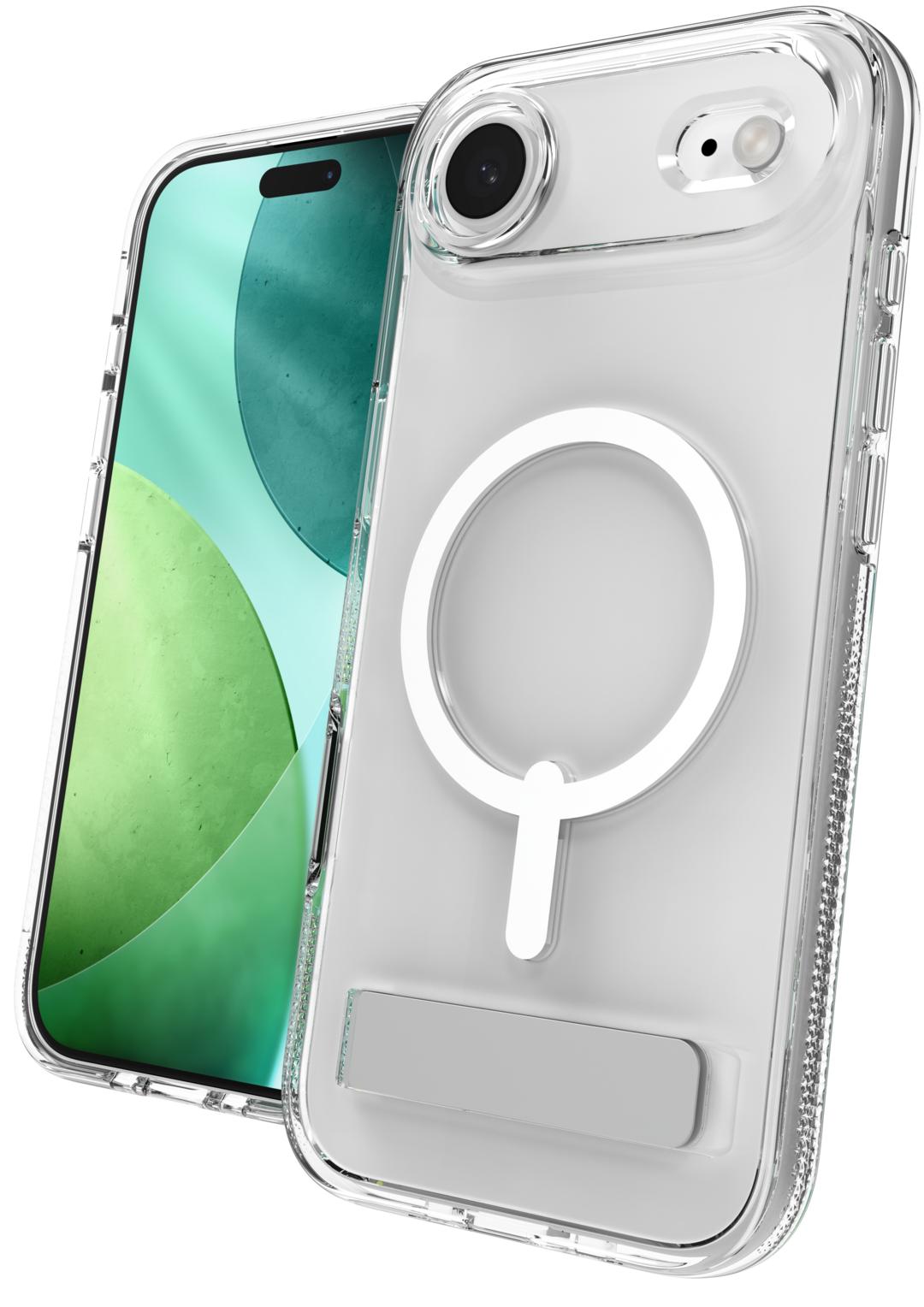ZAGG Crystal Palace Snap + Kickstand Clear Case for iPhone 17 Series and iPhone Air