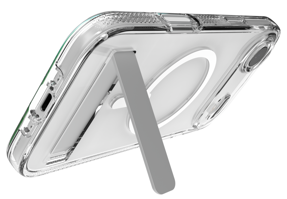 ZAGG Crystal Palace Snap + Kickstand Clear Case for iPhone 17 Series and iPhone Air