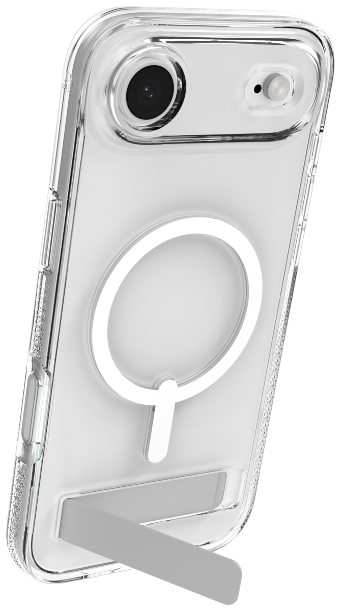 ZAGG Crystal Palace Snap + Kickstand Clear Case for iPhone 17 Series and iPhone Air