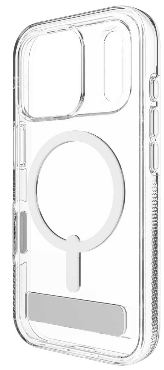 ZAGG Crystal Palace Snap + Kickstand Clear Case for iPhone 17 Series and iPhone Air