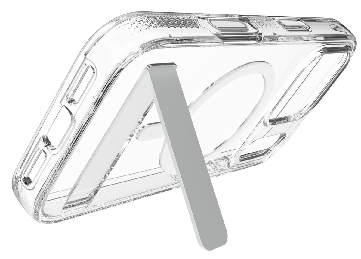 ZAGG Crystal Palace Snap + Kickstand Clear Case for iPhone 17 Series and iPhone Air