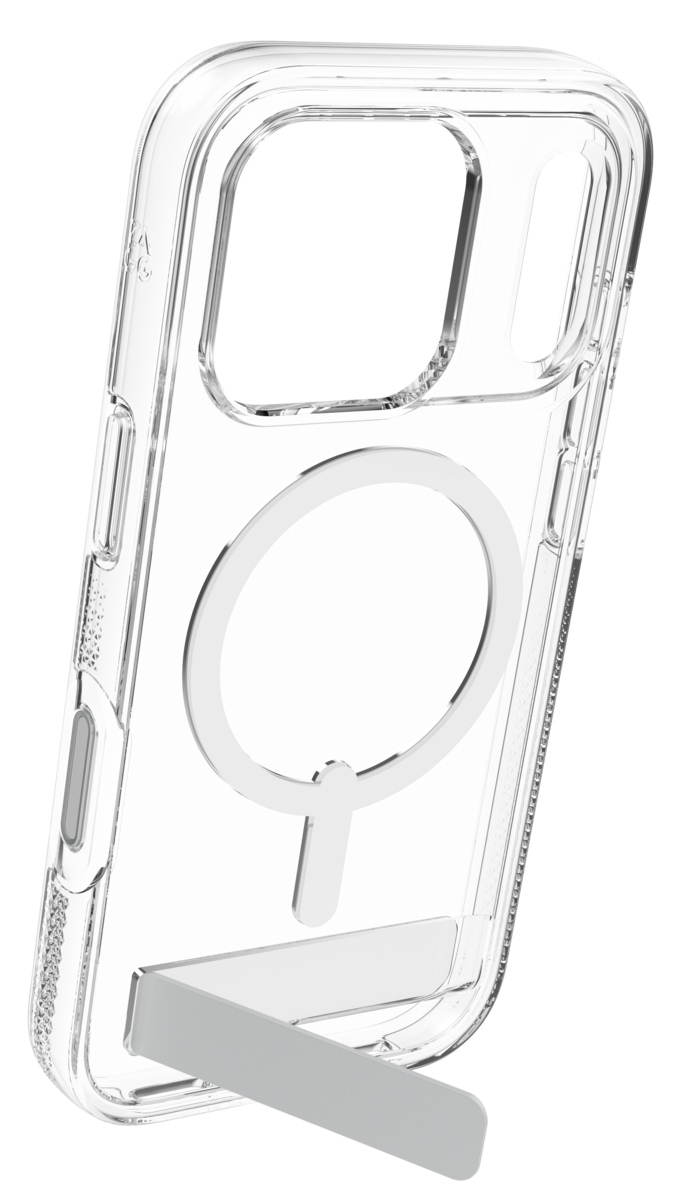 ZAGG Crystal Palace Snap + Kickstand Clear Case for iPhone 17 Series and iPhone Air