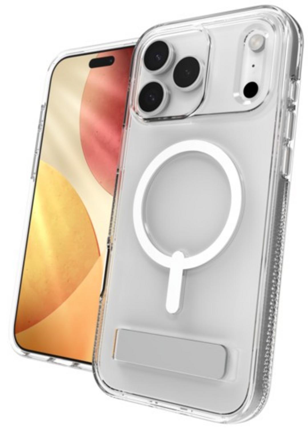 ZAGG Crystal Palace Snap + Kickstand Clear Case for iPhone 17 Series and iPhone Air