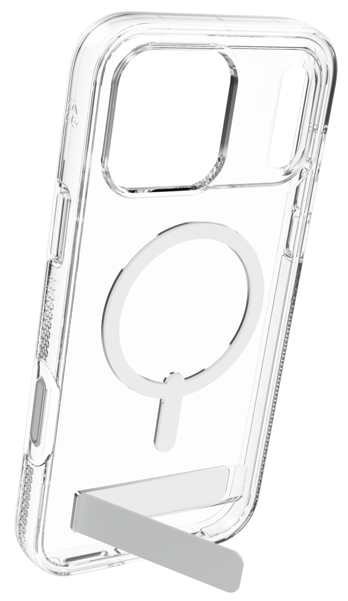 ZAGG Crystal Palace Snap + Kickstand Clear Case for iPhone 17 Series and iPhone Air