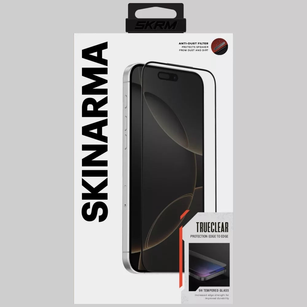 Skinarma True Clear protective glass for Apple iPhone 17  Series and iPhone Air