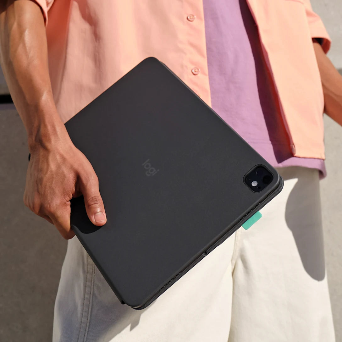 Logitech FlipFolio for iPad Pro (M4), iPad Air (M2, M3) Graphite