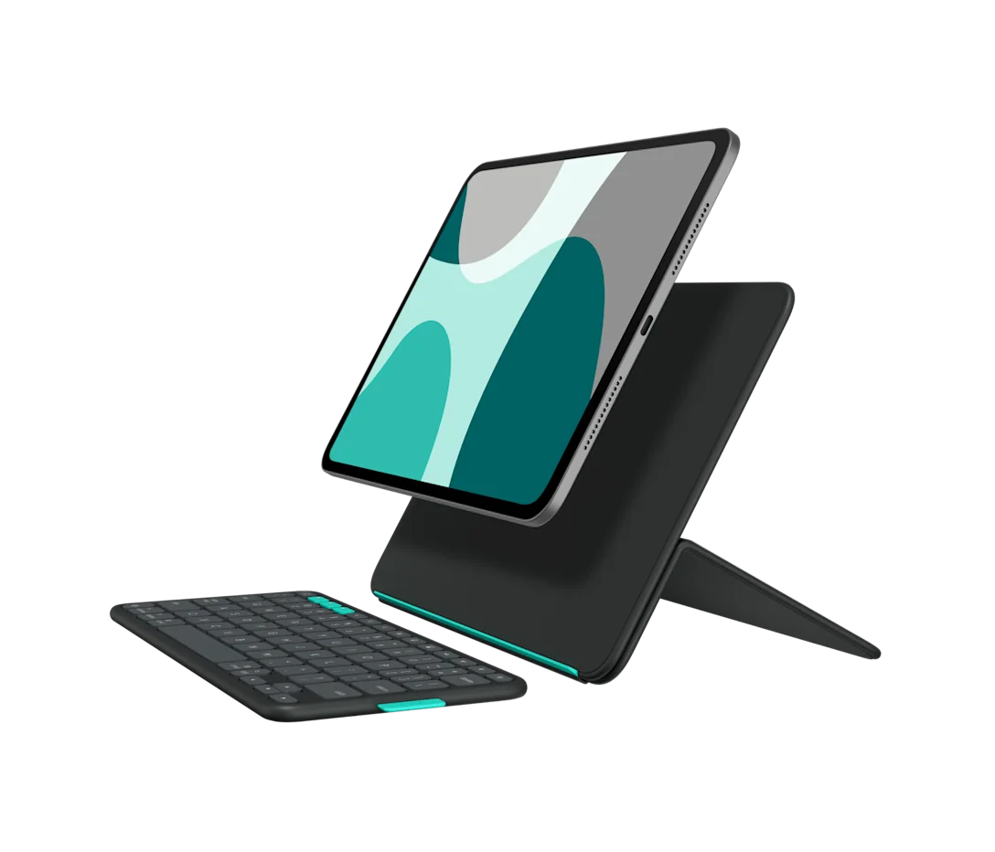 Logitech FlipFolio for iPad Pro (M4), iPad Air (M2, M3) Graphite