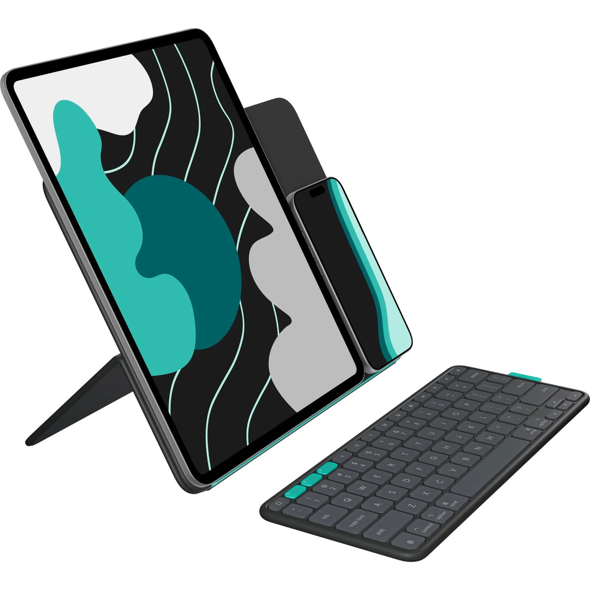Logitech FlipFolio iPad Pro 13-inch (M4), iPad Air 13-inch (M2, M3) Graphite