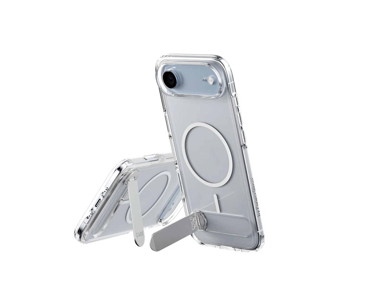 CARE Case Transparent with Kickstand & MagSafe for iPhone 17 Series and iPhone Air