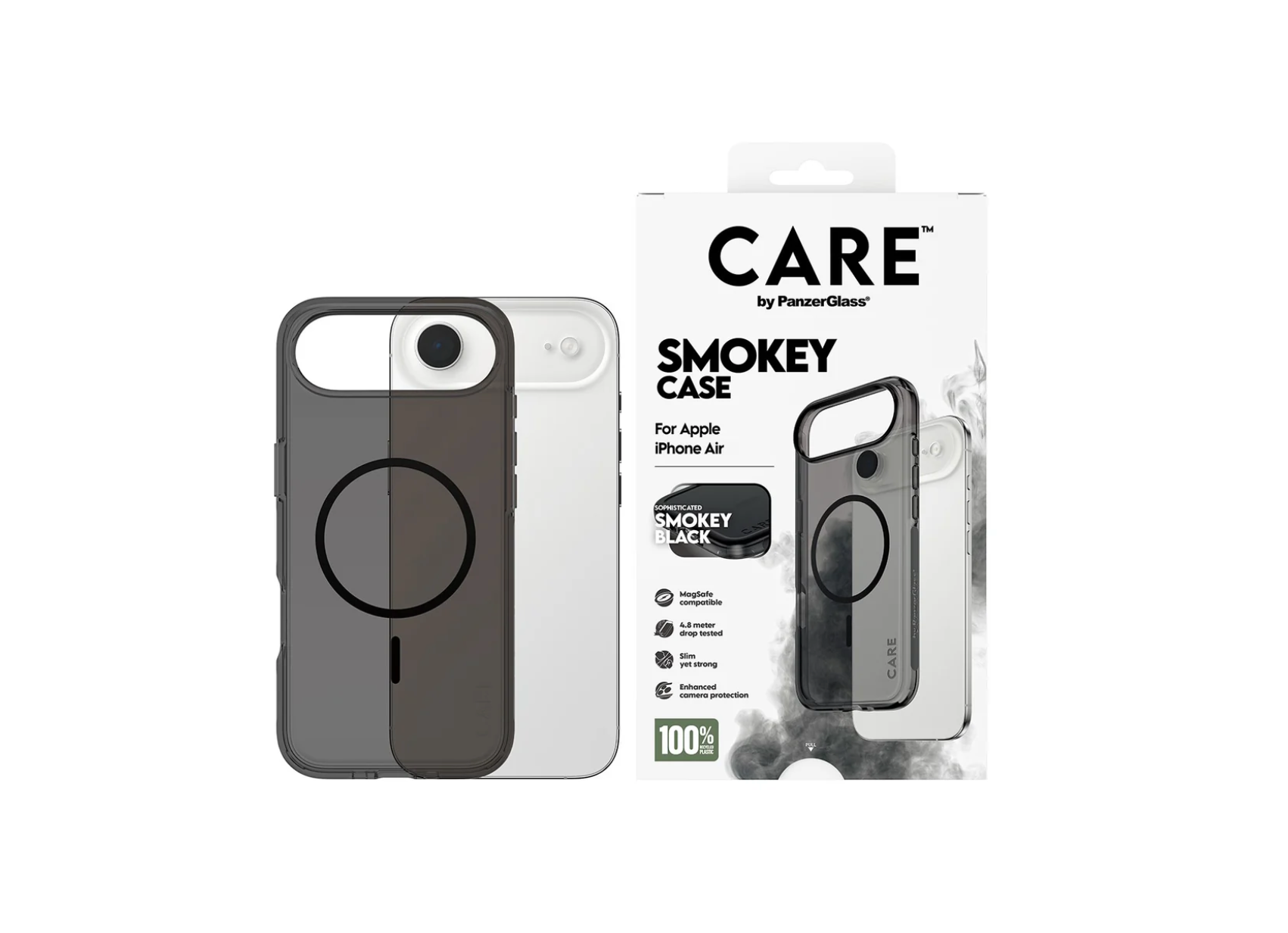 CARE Urban Explorer Case Smokey with Black MagSafe for iPhone 17 Series and iPhone Air