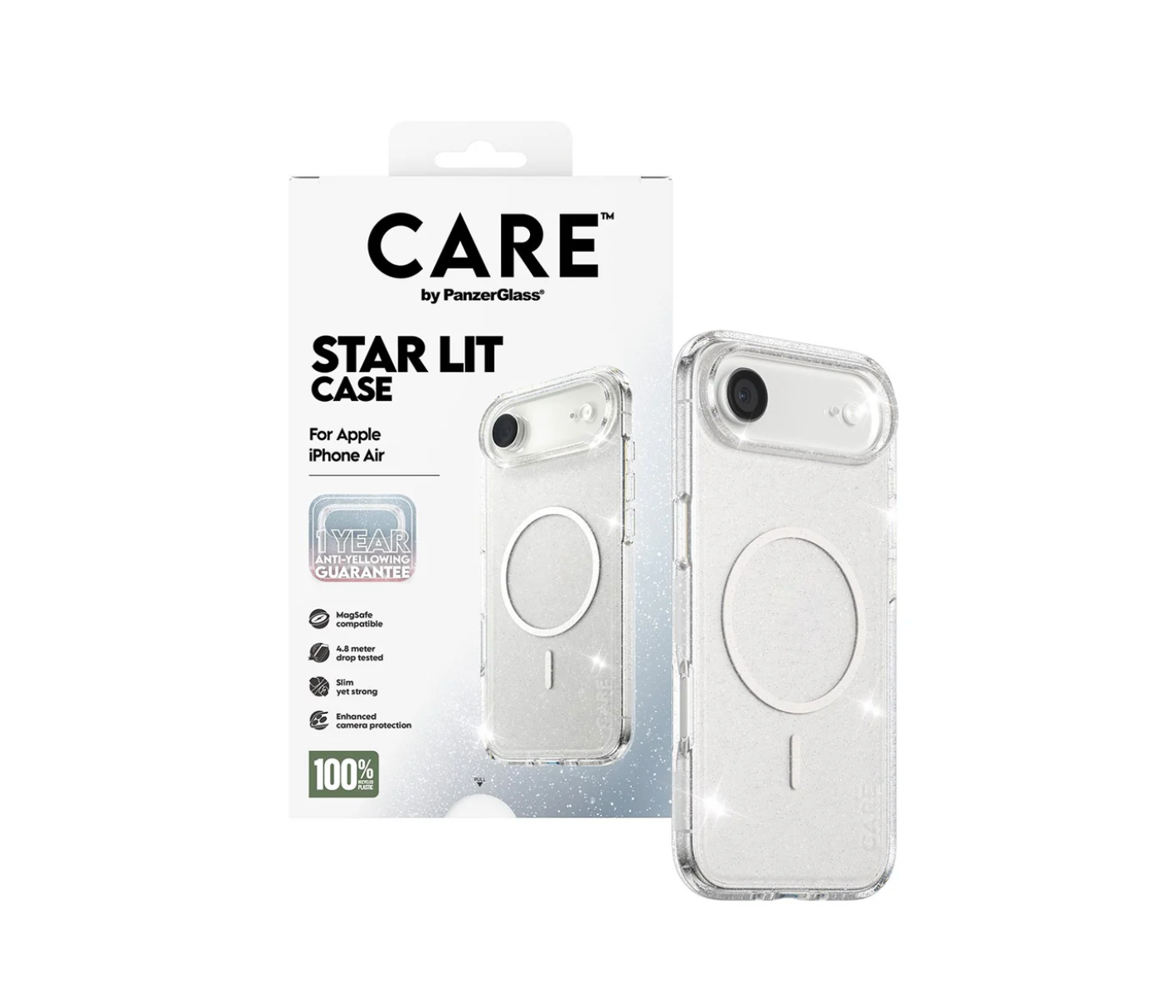 CARE Urban Explorer Case Star Lit with White MagSafe for iPhone 17 Series and iPhone Air