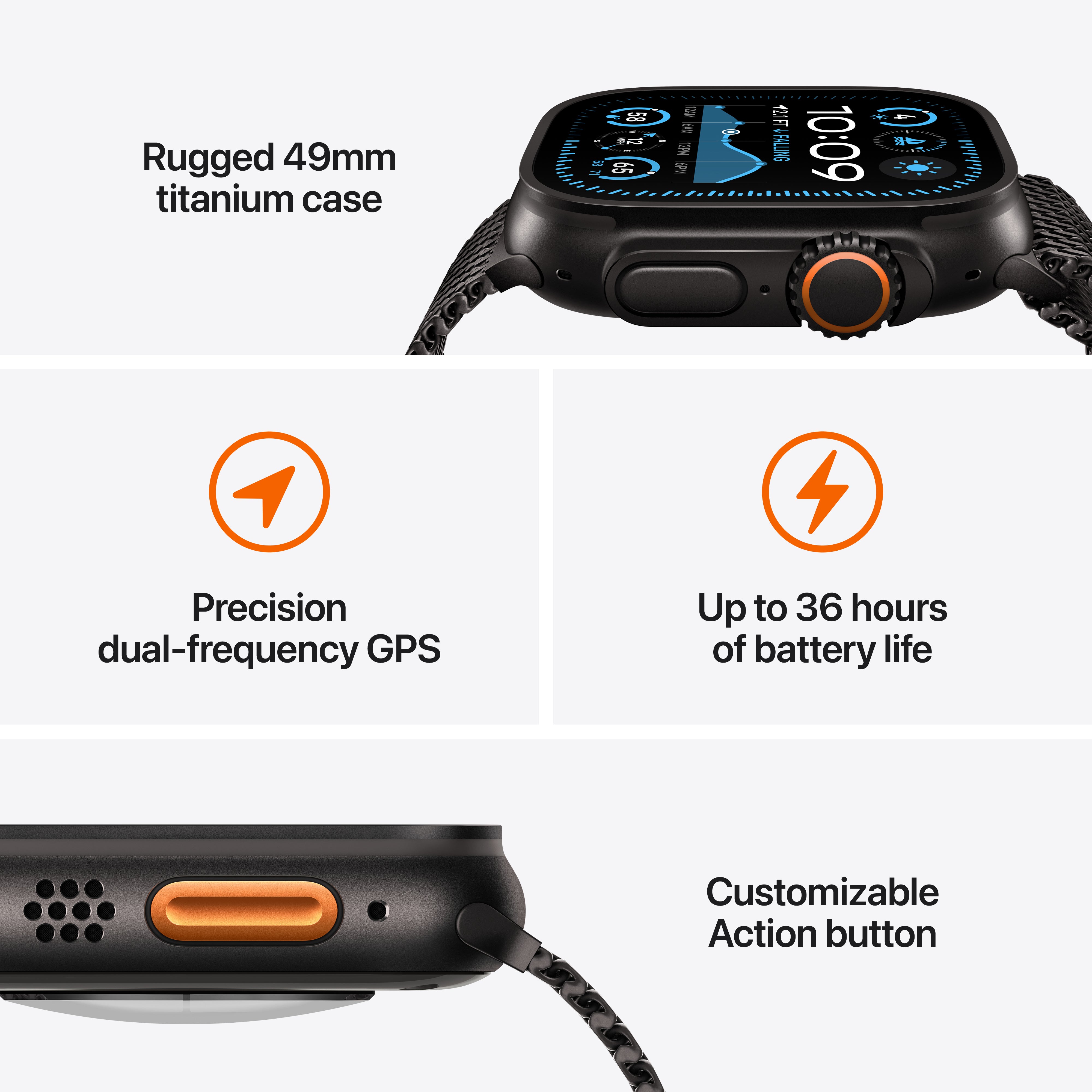 Apple Watch Ultra 2 (2024) GPS + Cellular Trail Loop 49mm