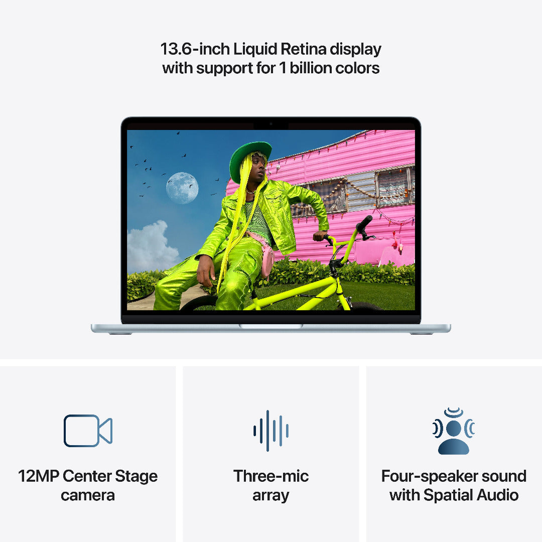 13-inch MacBook Air M5 chip with 10‑core CPU and 10‑core GPU
