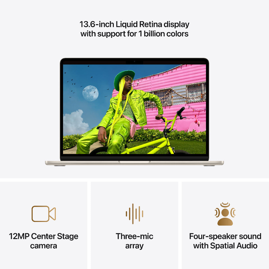 13-inch MacBook Air M5 chip with 10‑core CPU and 10‑core GPU
