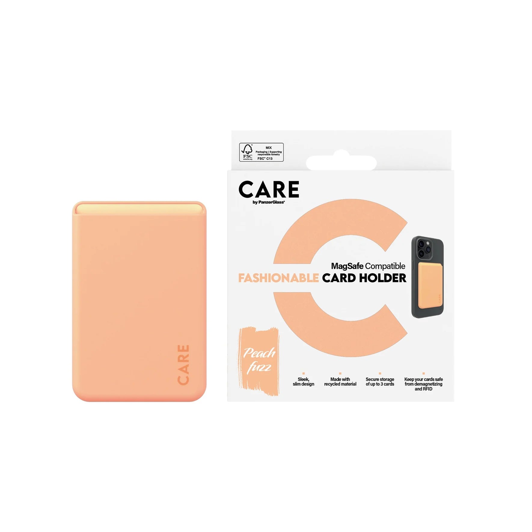 CARE Fashionable Card Holder for iPhone