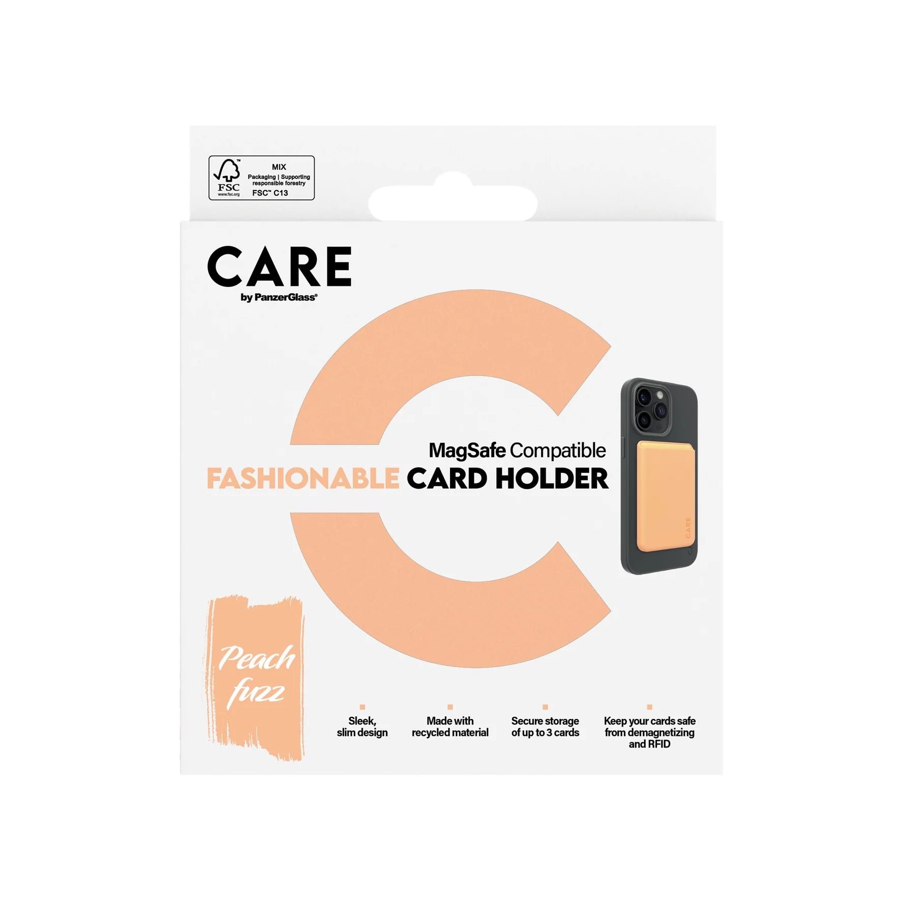 CARE Fashionable Card Holder for iPhone