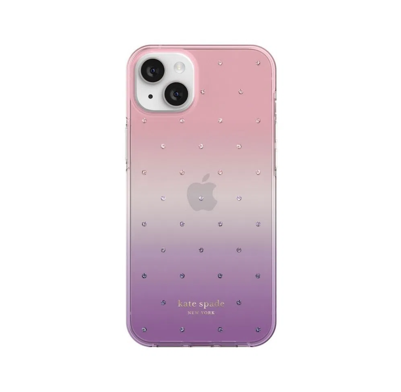 Kate Spade New York Protective Hardshell Case for iPhone 14 Pro Max (Ombre Pin Dot)