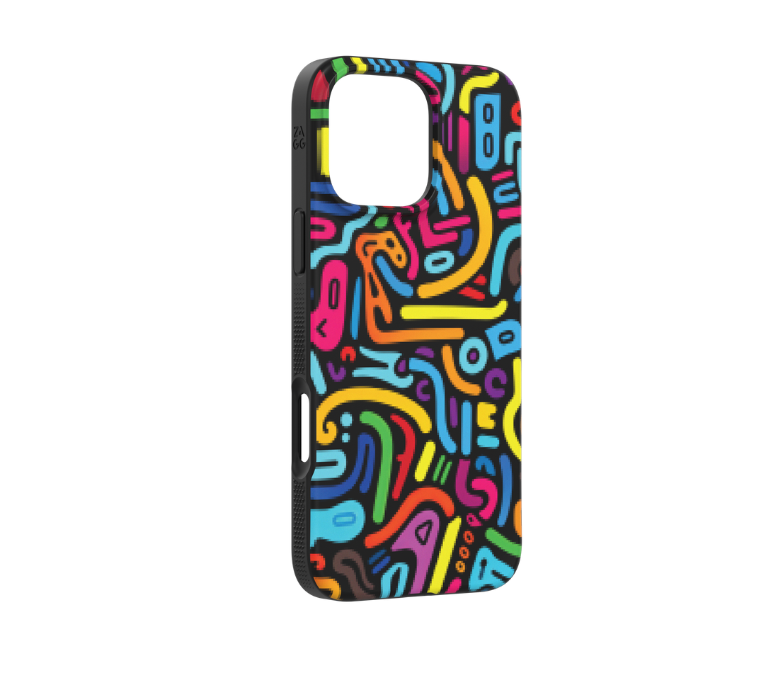 ZAGG iPhone 16 Series Case Milan Snap Doodle