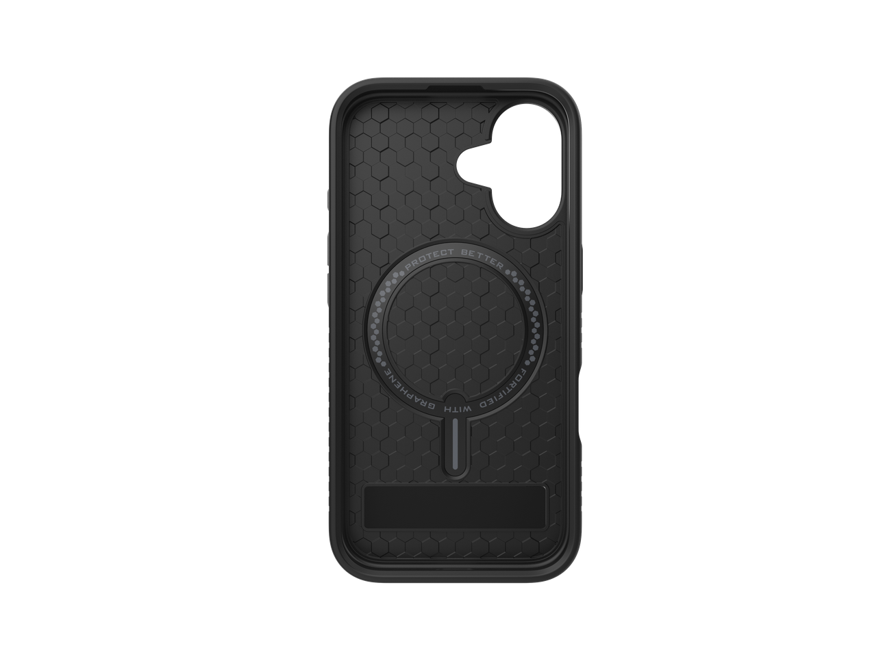 ZAGG iPhone 16 Series Case Denali Snap with kick Stand Black